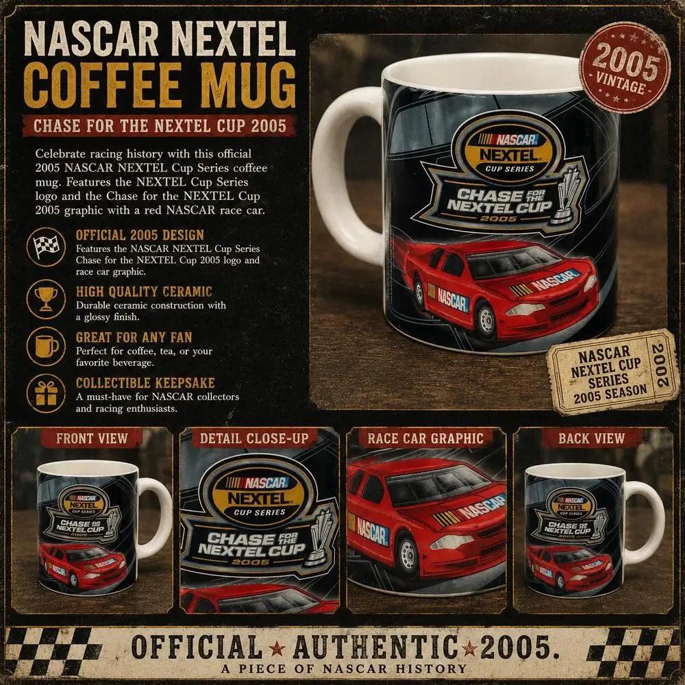 Vintage Nascar Nextel Coffee Mug